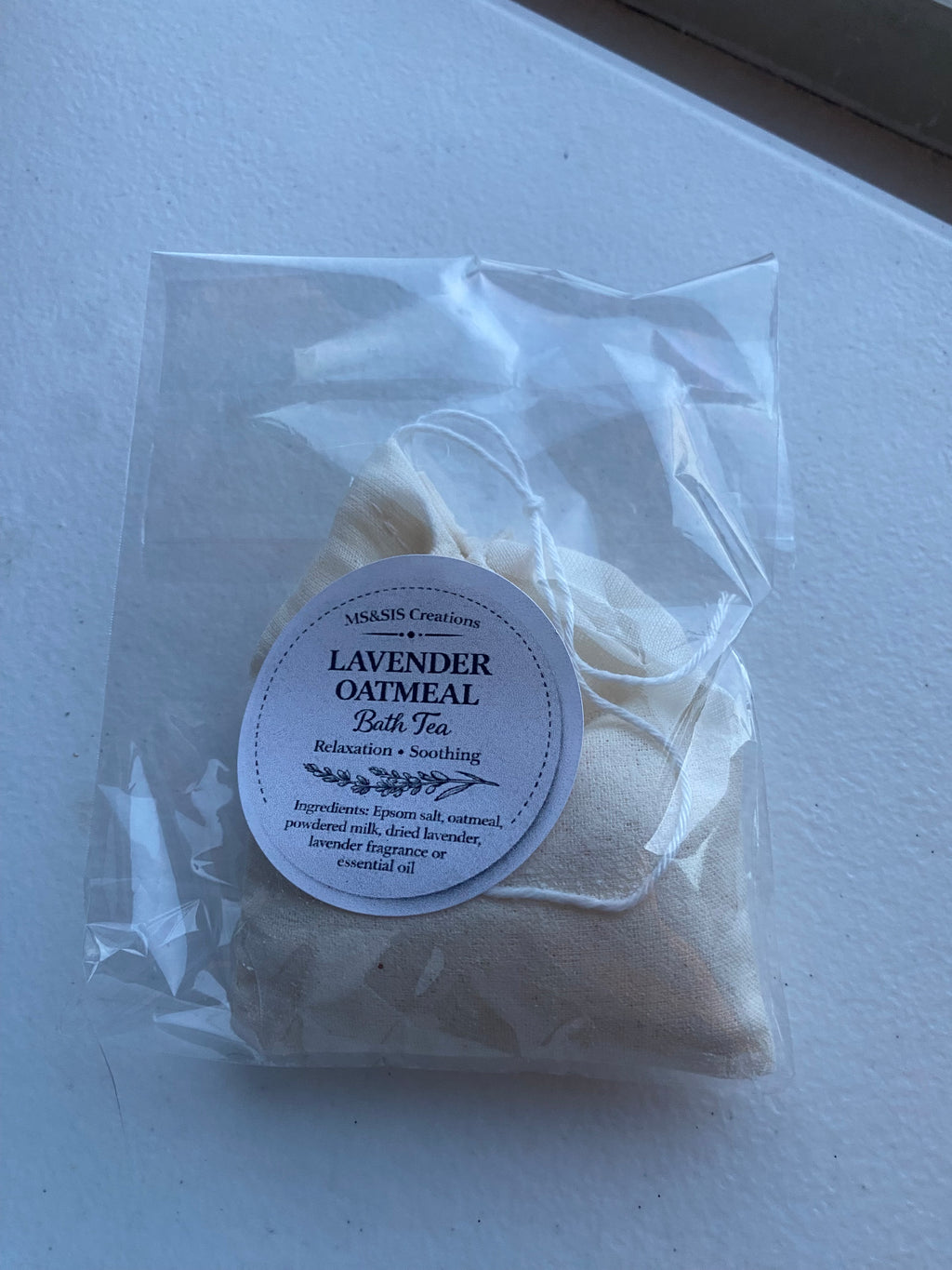 Handmade bath tea