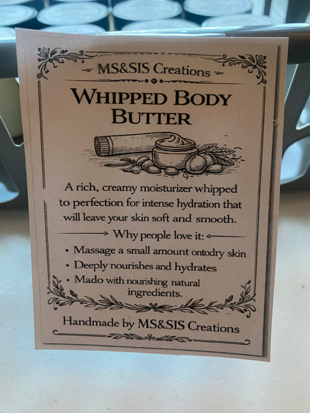 Whipped Body Butter - 4oz