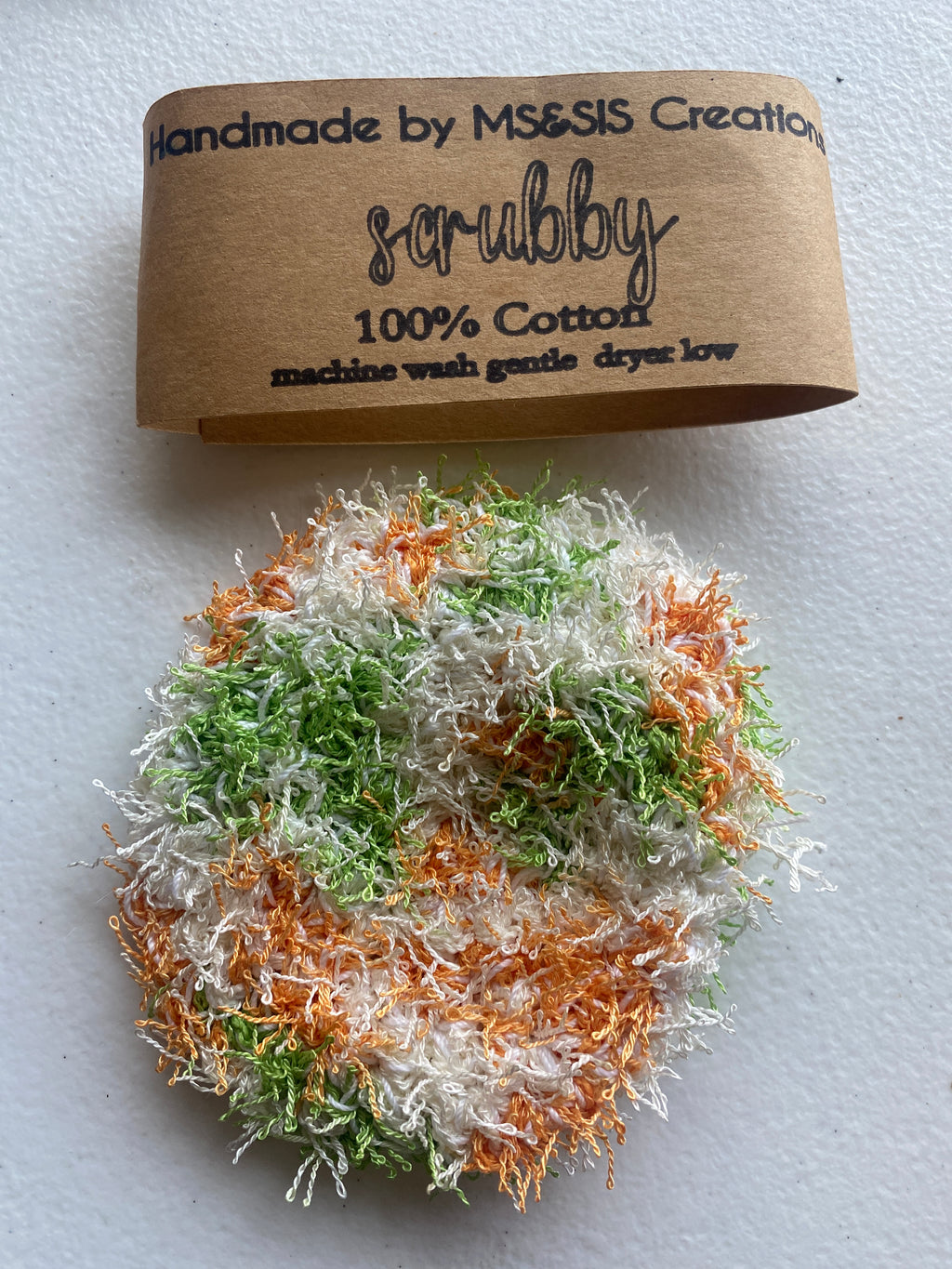Handmade Cotton Scrubby – Eco-Friendly Dish & Cleaning Sponge