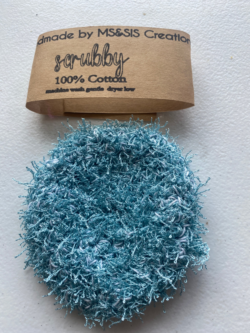 Handmade Cotton Scrubby – Eco-Friendly Dish & Cleaning Sponge